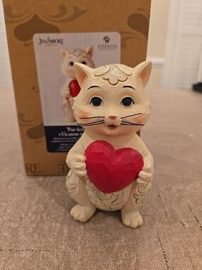Jim Shore "Purr-fectly Loved" Figurine ORIGINAL BOX-No Styrofoam